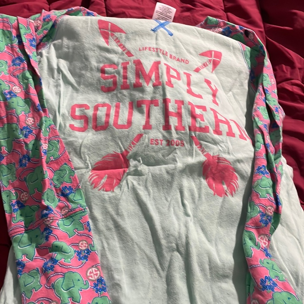 Elephant simply southern shirt